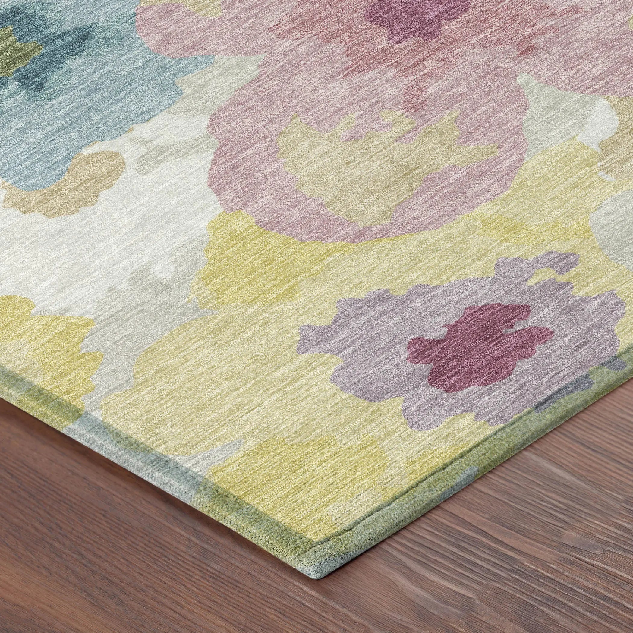 3' X 5' Beige And Ivory Floral Washable Indoor Outdoor Area Rug Homeroots Outdoor