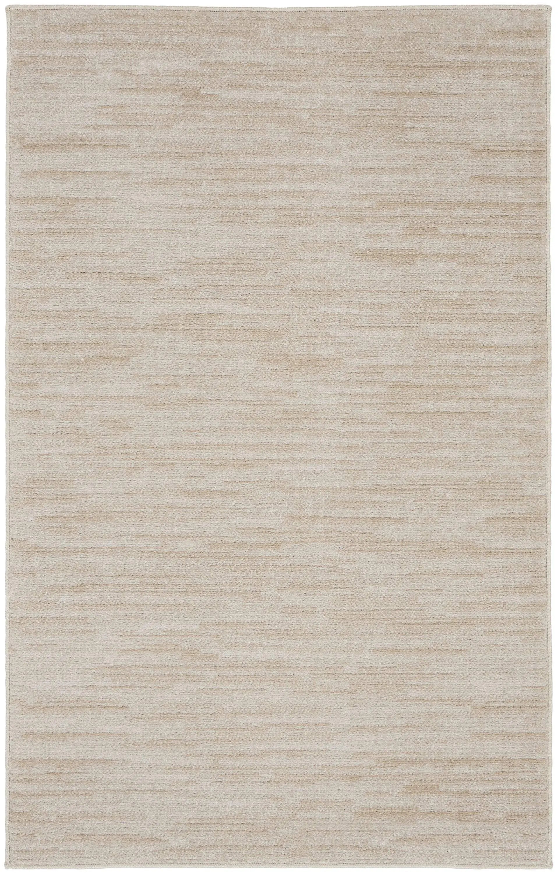 3' X 5' Beige And Ivory Indoor Outdoor Area Rug - GreatEagleInc