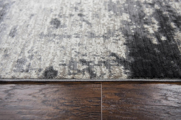 3' X 5' Beige Taupe Tan Gray And Dark Gray Abstract Area Rug Homeroots Home Decor