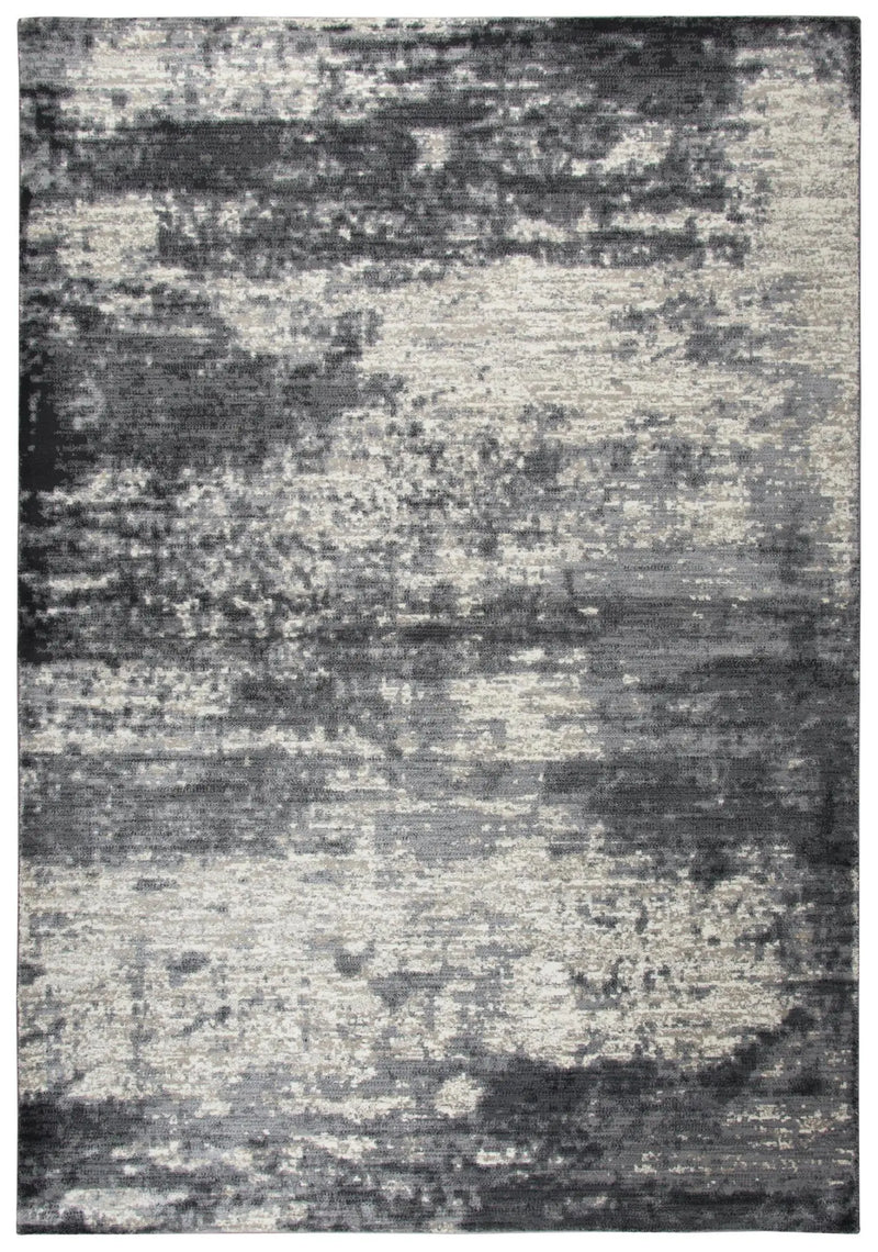 3' X 5' Beige Taupe Tan Gray And Dark Gray Abstract Area Rug Homeroots Home Decor