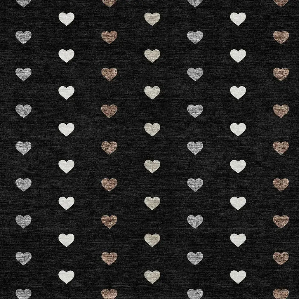 3' X 5' Black And Ivory Geometric Washable Indoor Outdoor Area Rug Homeroots Outdoor