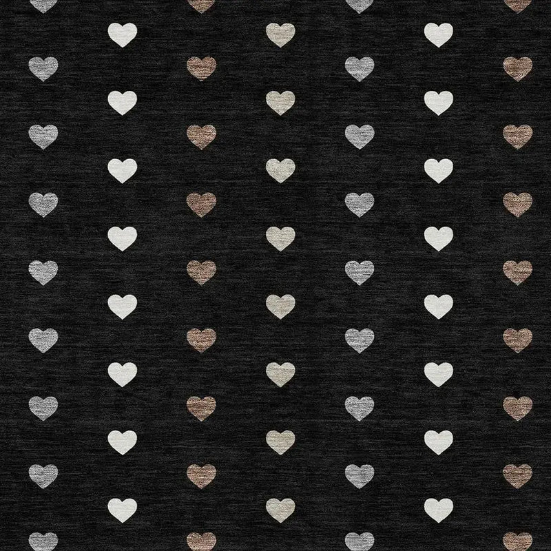 3' X 5' Black And Ivory Geometric Washable Indoor Outdoor Area Rug Homeroots Outdoor