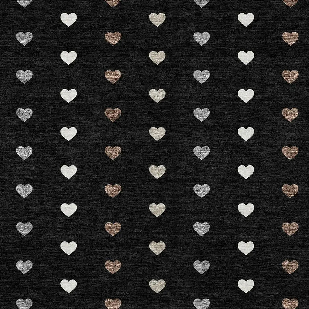 3' X 5' Black And Ivory Geometric Washable Indoor Outdoor Area Rug Homeroots Outdoor