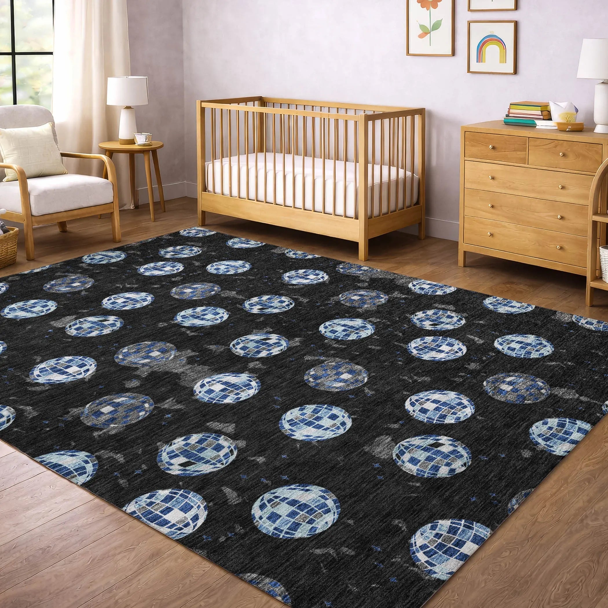 3' X 5' Black And Red Geometric Washable Indoor Outdoor Area Rug Homeroots Outdoor