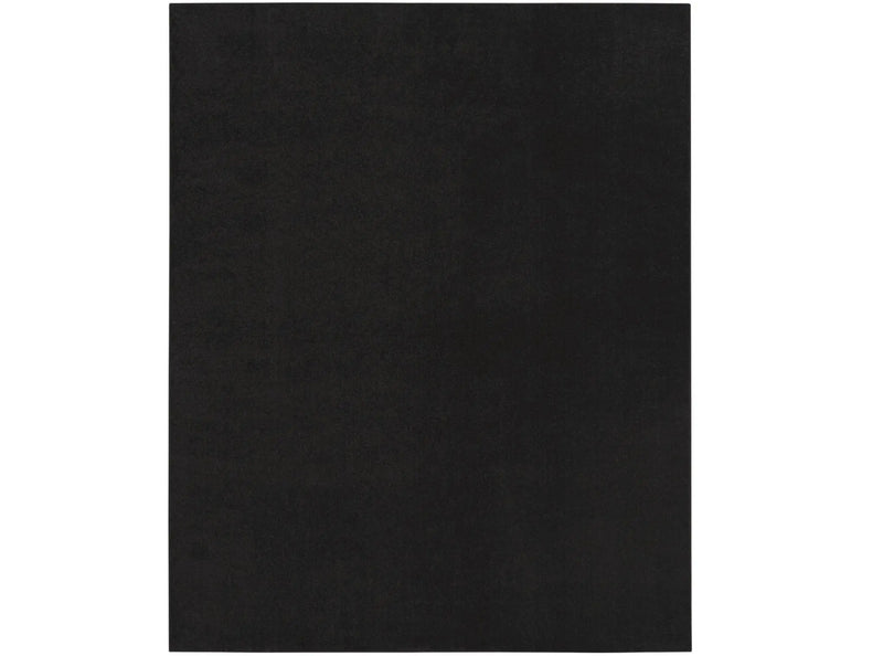 3' X 5' Black Stain Resistant Indoor Outdoor Area Rug - GreatEagleInc