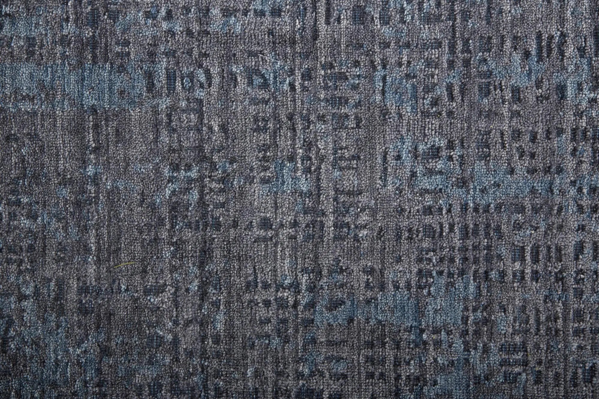 3' X 5' Blue And Taupe Abstract Hand Woven Area Rug Homeroots Home Decor
