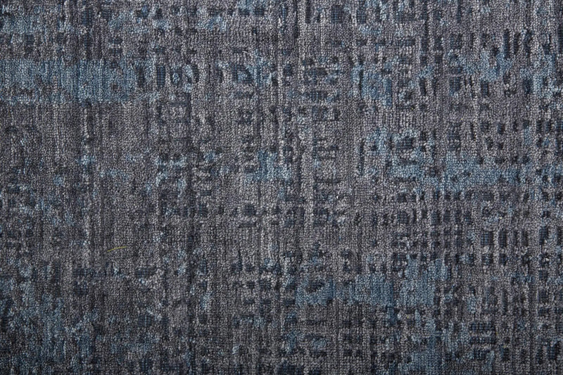 3' X 5' Blue And Taupe Abstract Hand Woven Area Rug Homeroots Home Decor