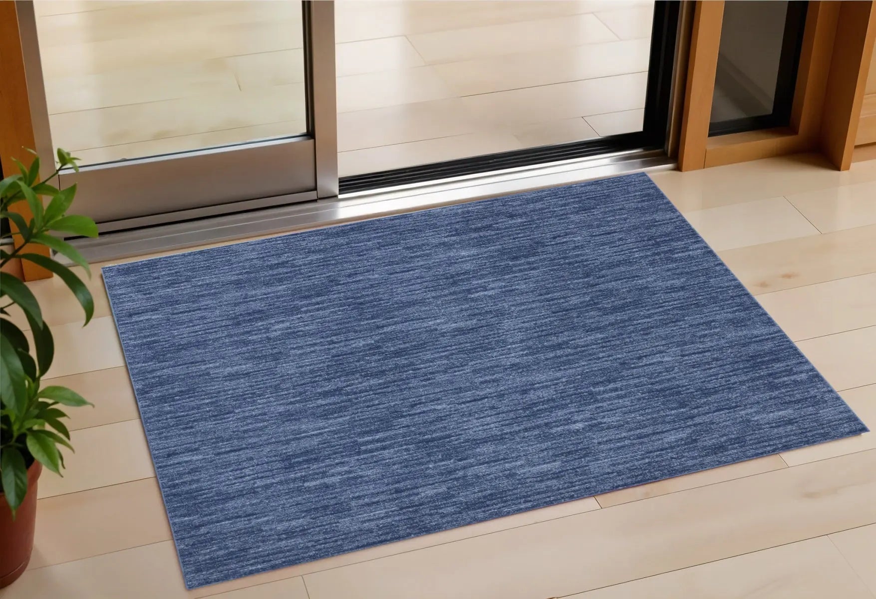 3' X 5' Blue Indoor Outdoor Area Rug Homeroots Outdoor