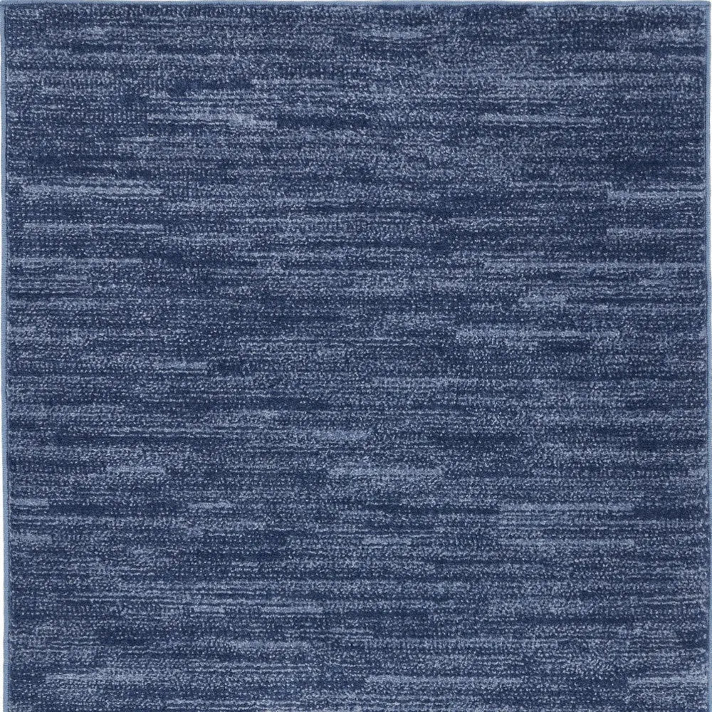3' X 5' Blue Indoor Outdoor Area Rug Homeroots Outdoor