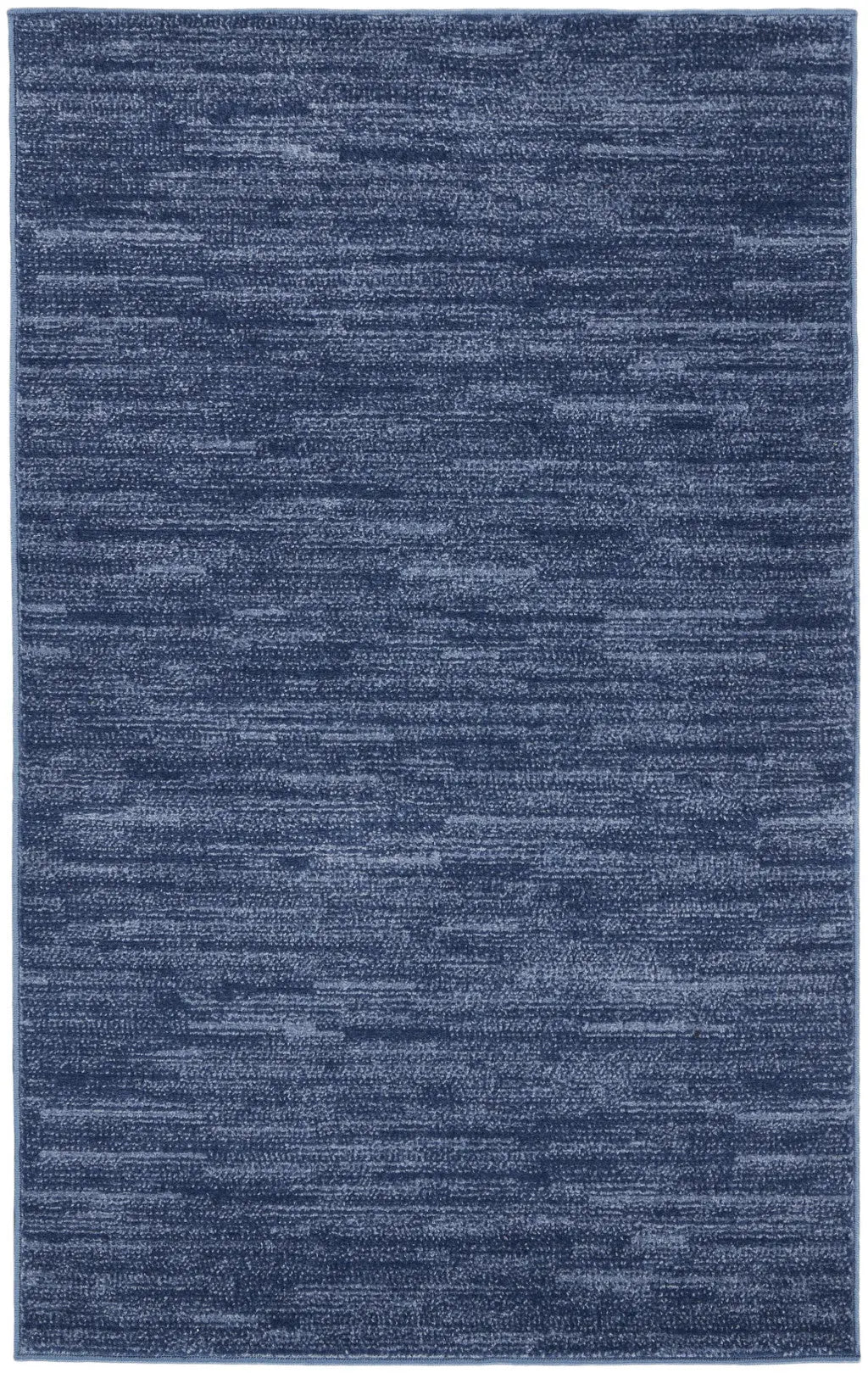3' X 5' Blue Indoor Outdoor Area Rug Homeroots Outdoor