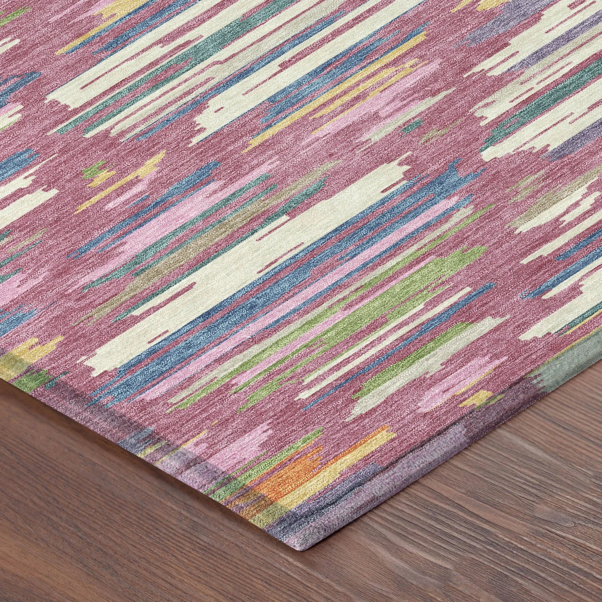 3' X 5' Blush And Ivory Southwestern Washable Indoor Outdoor Area Rug Homeroots Outdoor