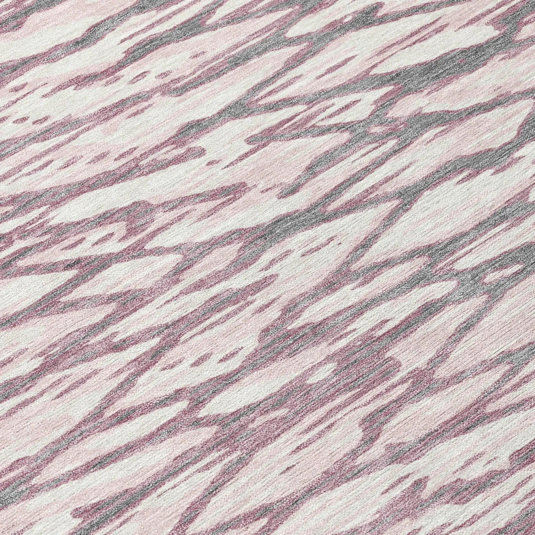 3' X 5' Blush And Pink Abstract Washable Indoor Outdoor Area Rug Homeroots Outdoor