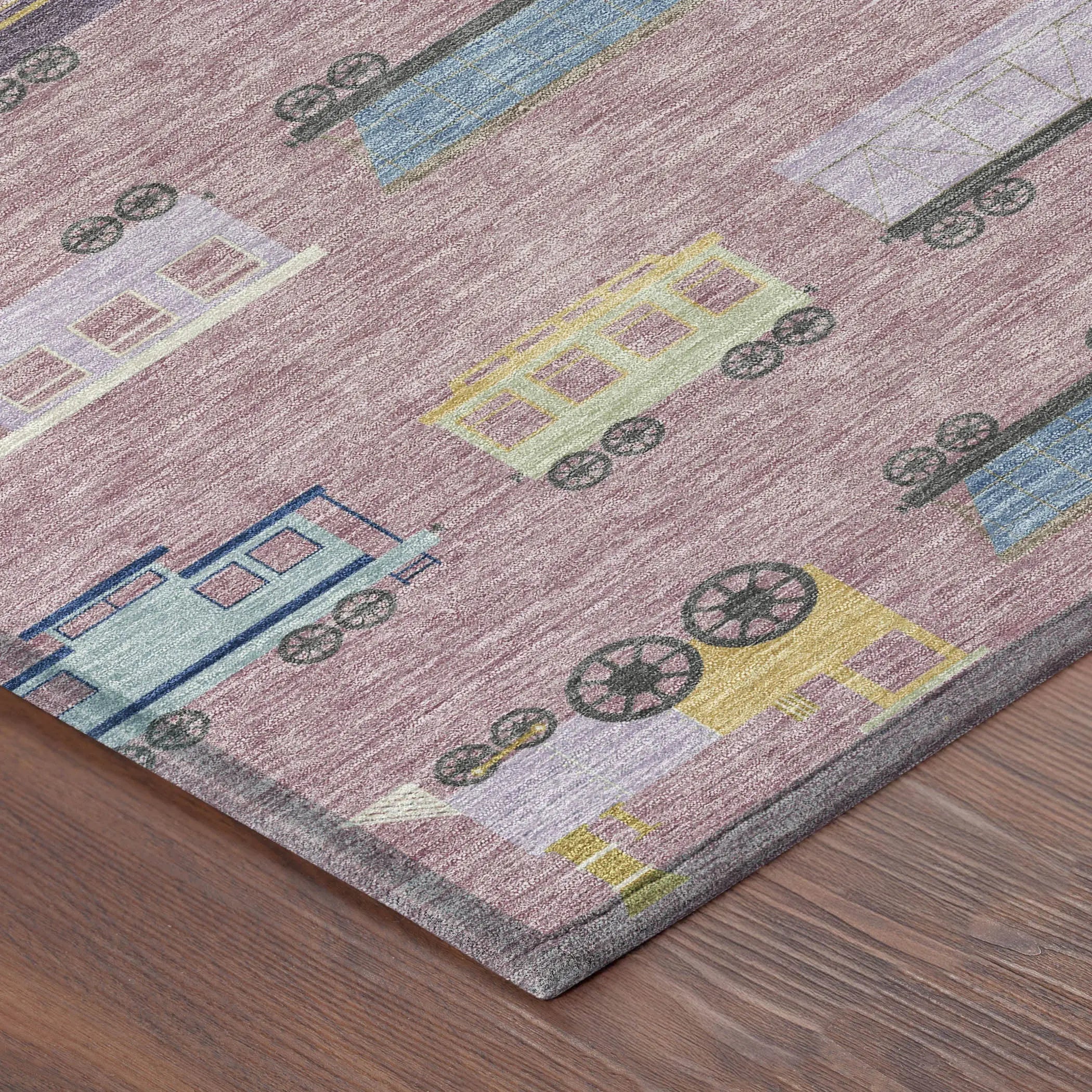 3' X 5' Blush And Pink Abstract Washable Indoor Outdoor Area Rug Homeroots Outdoor