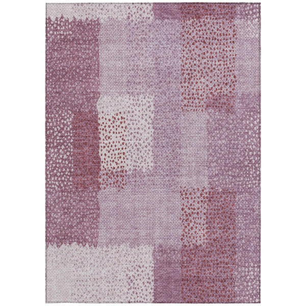 3' X 5' Blush And Pink Abstract Washable Indoor Outdoor Area Rug Homeroots Outdoor