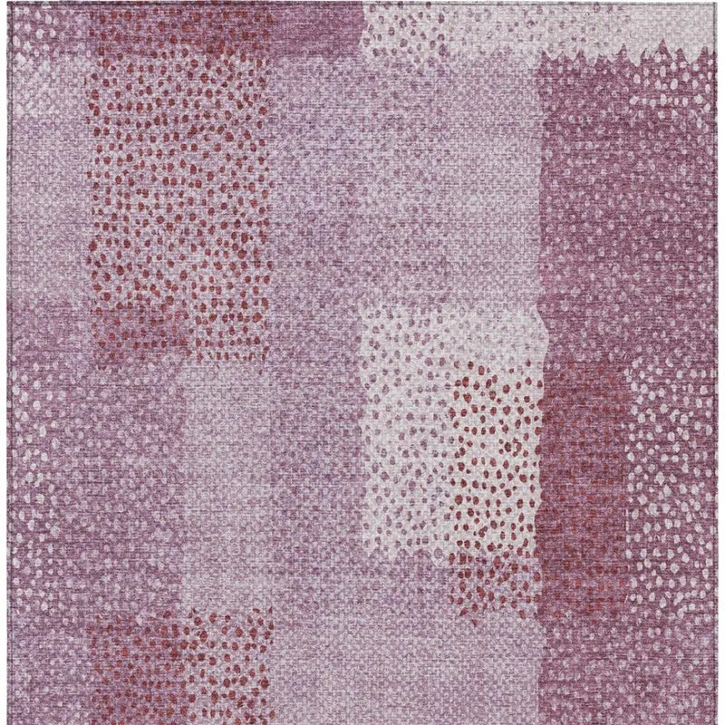 3' X 5' Blush And Pink Abstract Washable Indoor Outdoor Area Rug Homeroots Outdoor