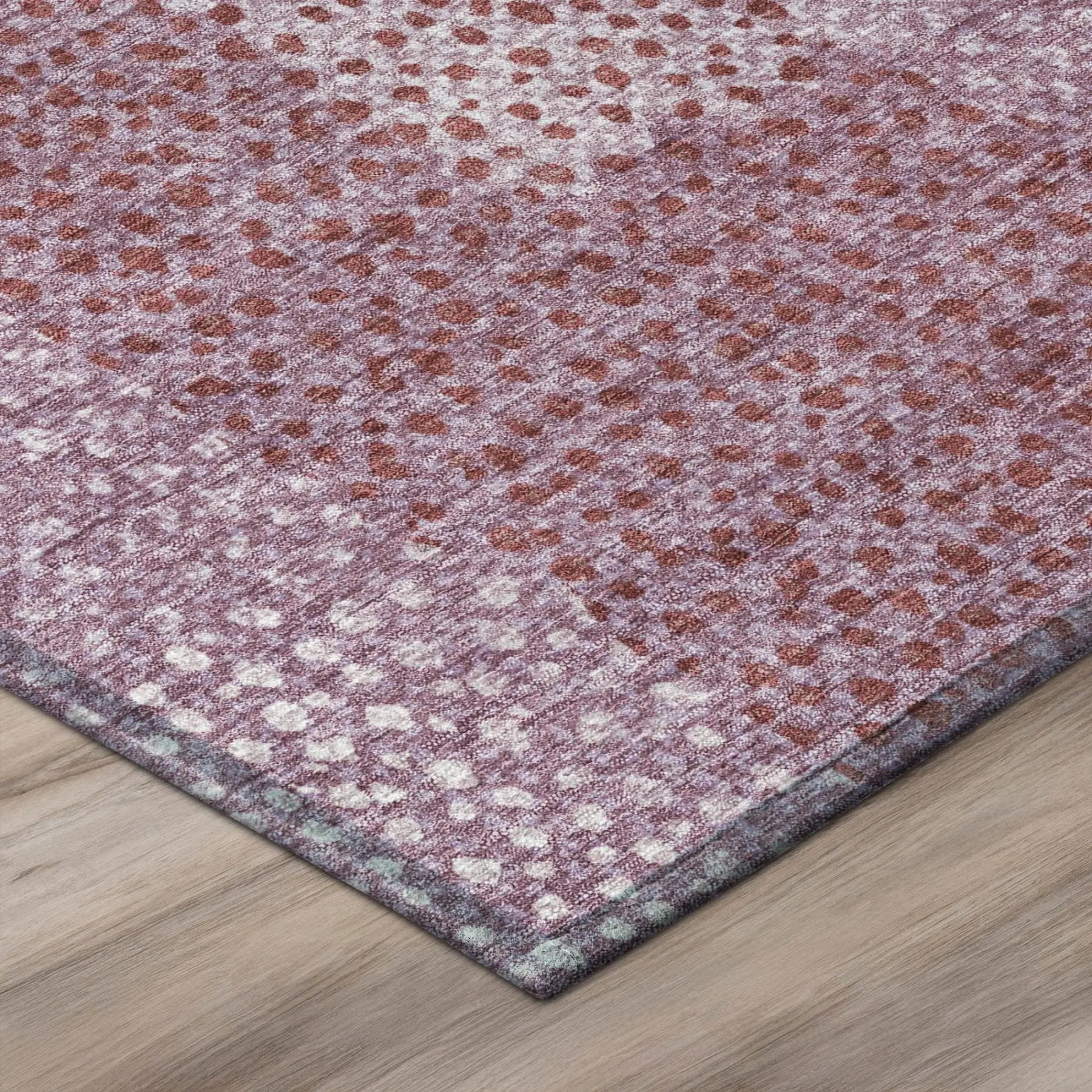 3' X 5' Blush And Pink Abstract Washable Indoor Outdoor Area Rug Homeroots Outdoor