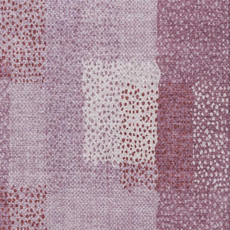 3' X 5' Blush And Pink Abstract Washable Indoor Outdoor Area Rug Homeroots Outdoor