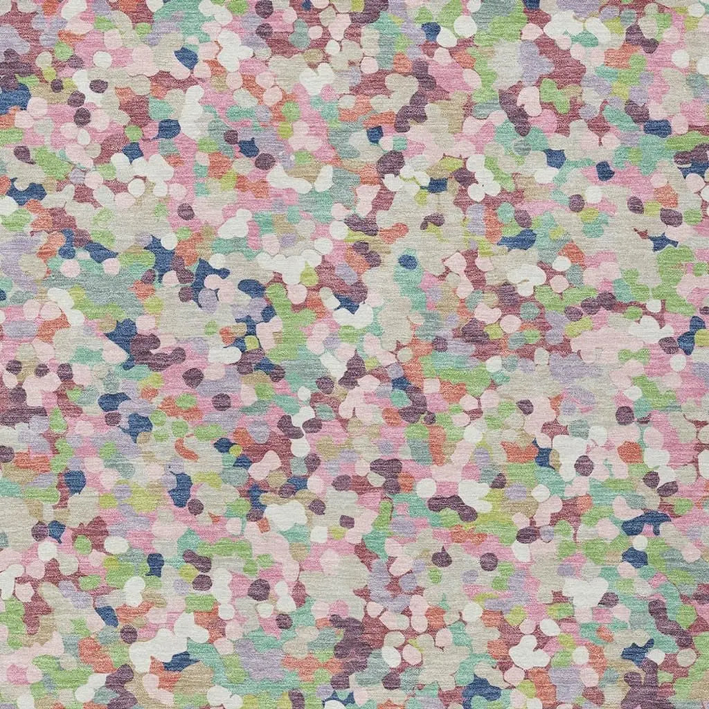 3' X 5' Blush And Pink Geometric Washable Indoor Outdoor Area Rug Homeroots Outdoor