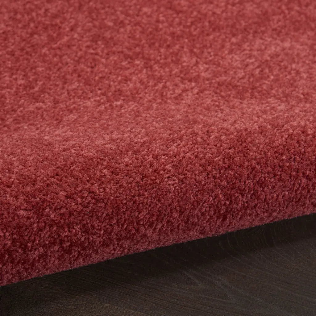 3' X 5' Brick Red Non Skid Indoor Outdoor Area Rug - GreatEagleInc