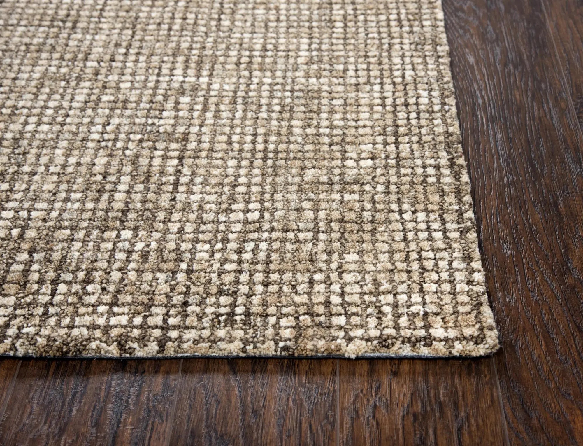 3' X 5' Brown And Beige Wool Hand Tufted Area Rug Homeroots Home Decor