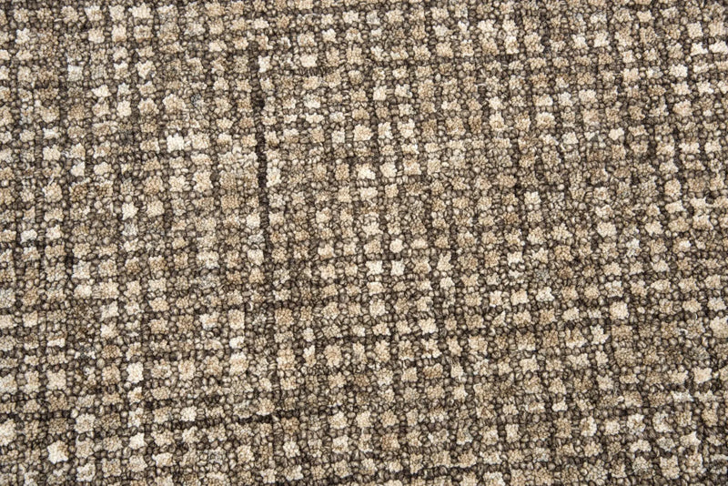 3' X 5' Brown And Beige Wool Hand Tufted Area Rug Homeroots Home Decor