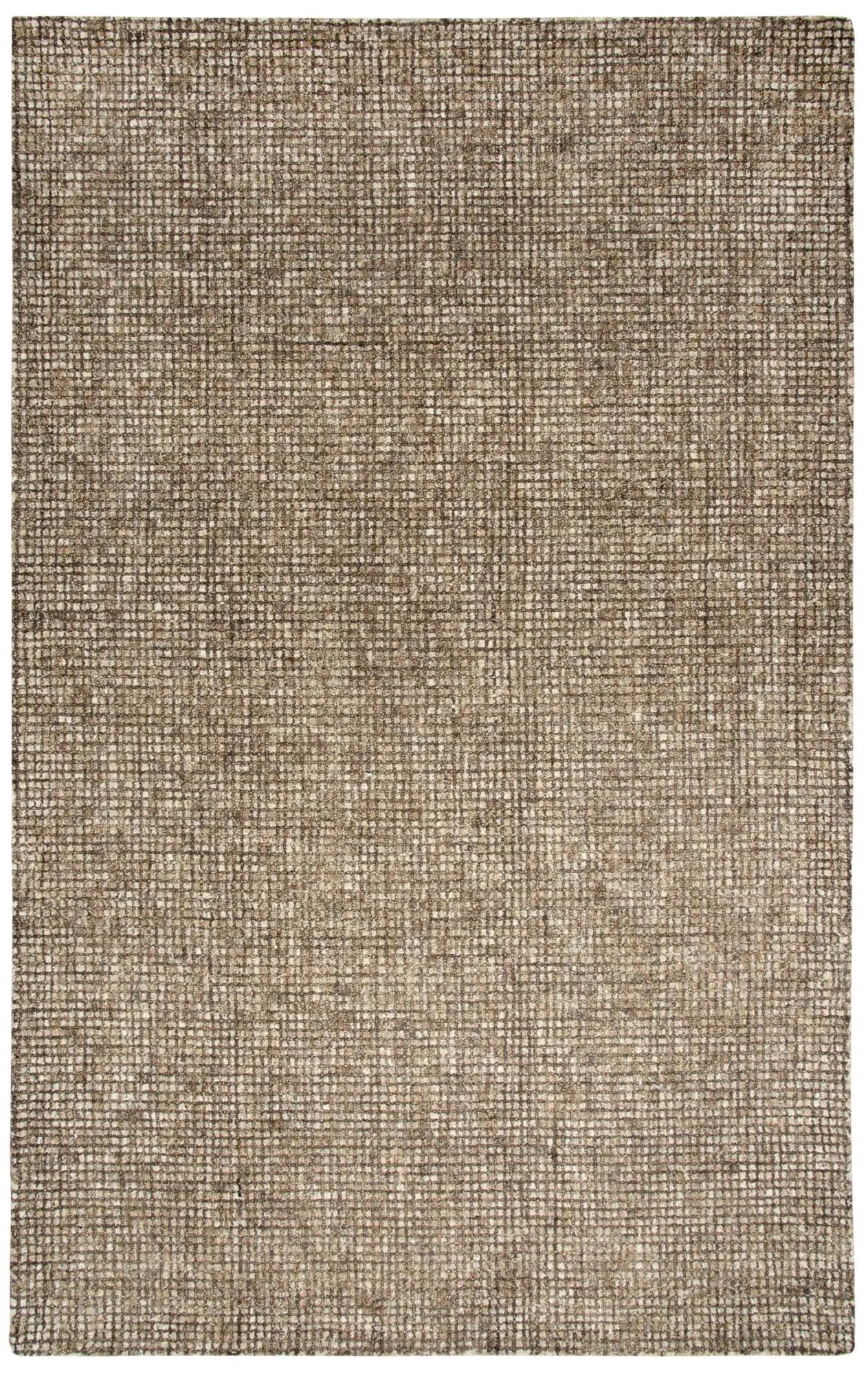 3' X 5' Brown And Beige Wool Hand Tufted Area Rug Homeroots Home Decor