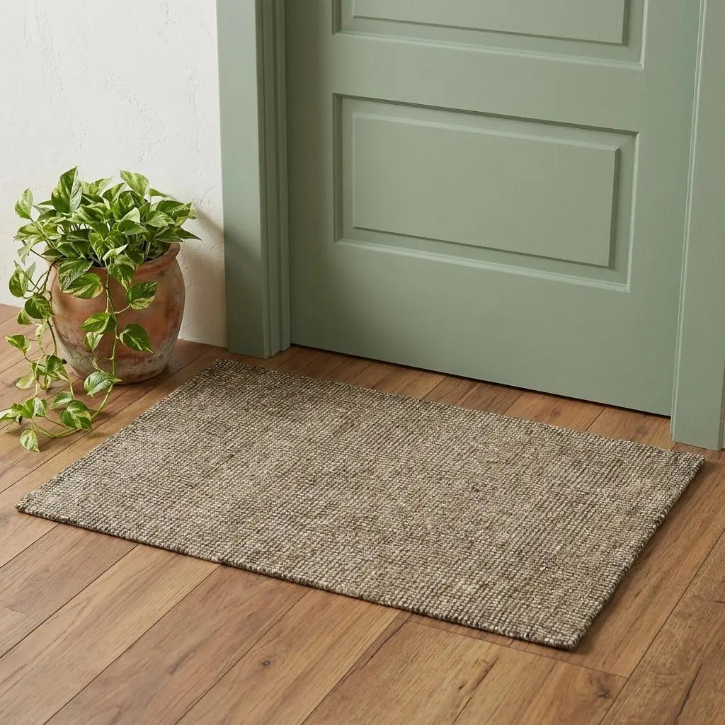 3' X 5' Brown And Beige Wool Hand Tufted Area Rug Homeroots Home Decor