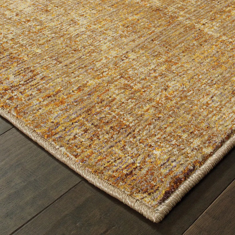 3' X 5' Brown Power Loom Area Rug Homeroots Home Decor