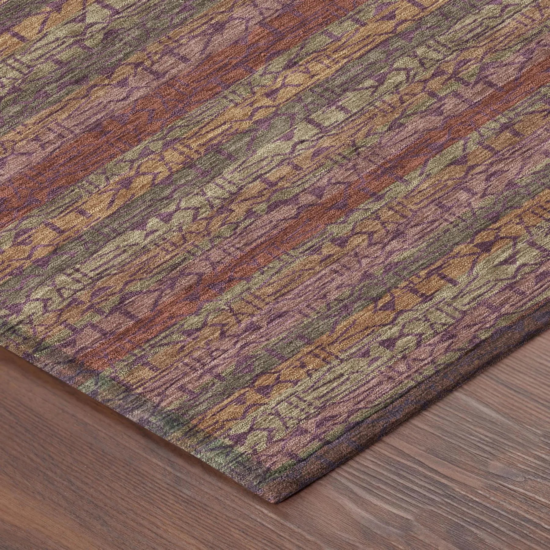 3' X 5' Burgundy And Red Striped Washable Indoor Outdoor Area Rug Homeroots Outdoor