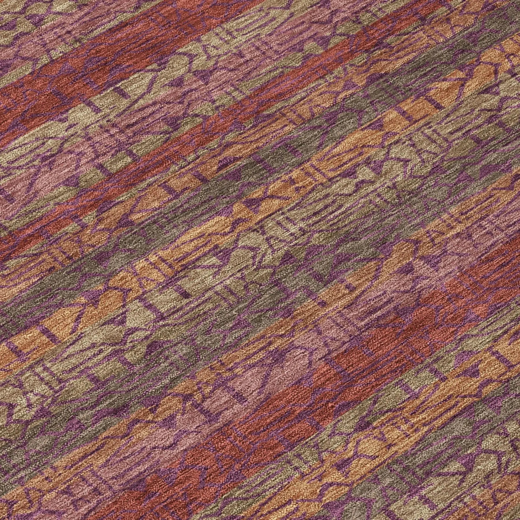 3' X 5' Burgundy And Red Striped Washable Indoor Outdoor Area Rug Homeroots Outdoor