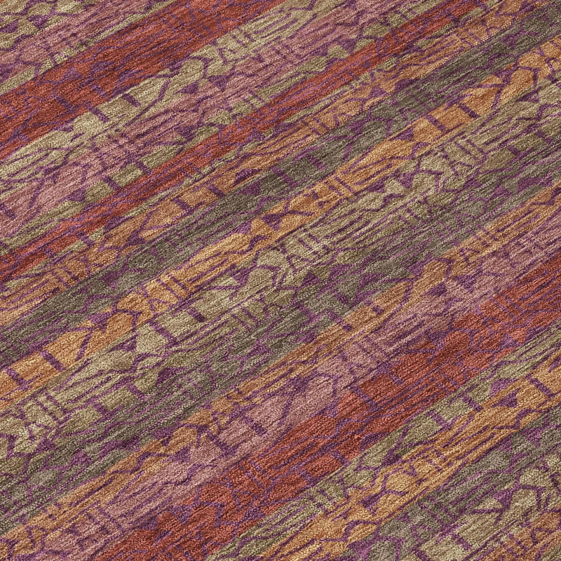 3' X 5' Burgundy And Red Striped Washable Indoor Outdoor Area Rug Homeroots Outdoor