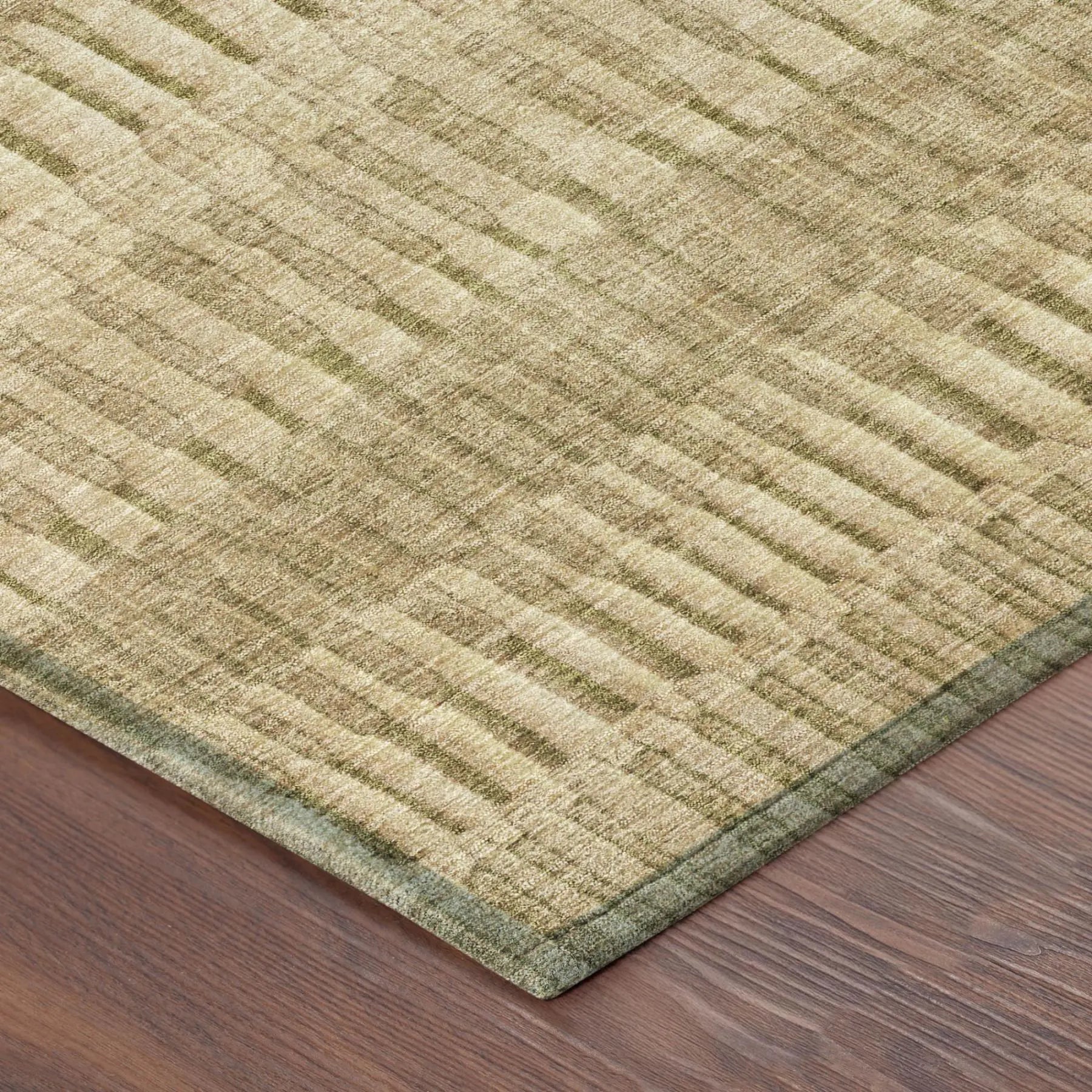 3' X 5' Copper And Orange Striped Washable Indoor Outdoor Area Rug Homeroots Outdoor
