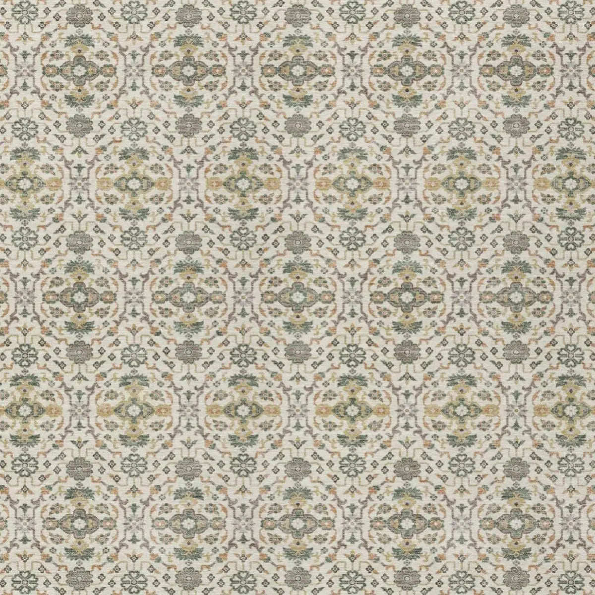 3' X 5' Cream And Ivory Oriental Washable Indoor Outdoor Area Rug Homeroots Outdoor