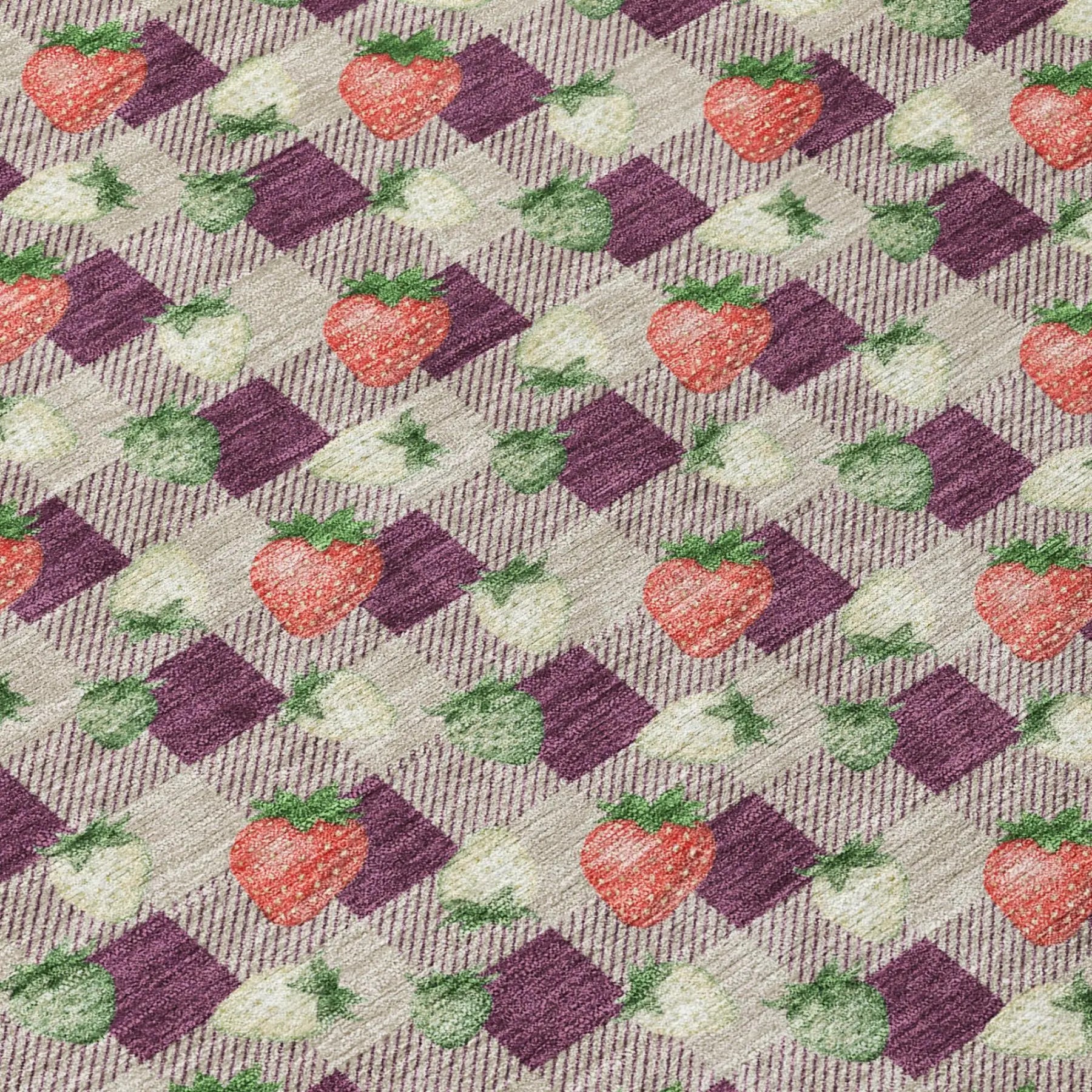 3' X 5' Eggplant And Purple Floral Washable Indoor Outdoor Area Rug Homeroots Outdoor