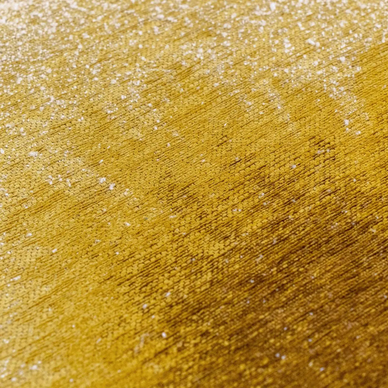 3' X 5' Gold And White Abstract Washable Area Rug With UV Protection Homeroots Home Decor