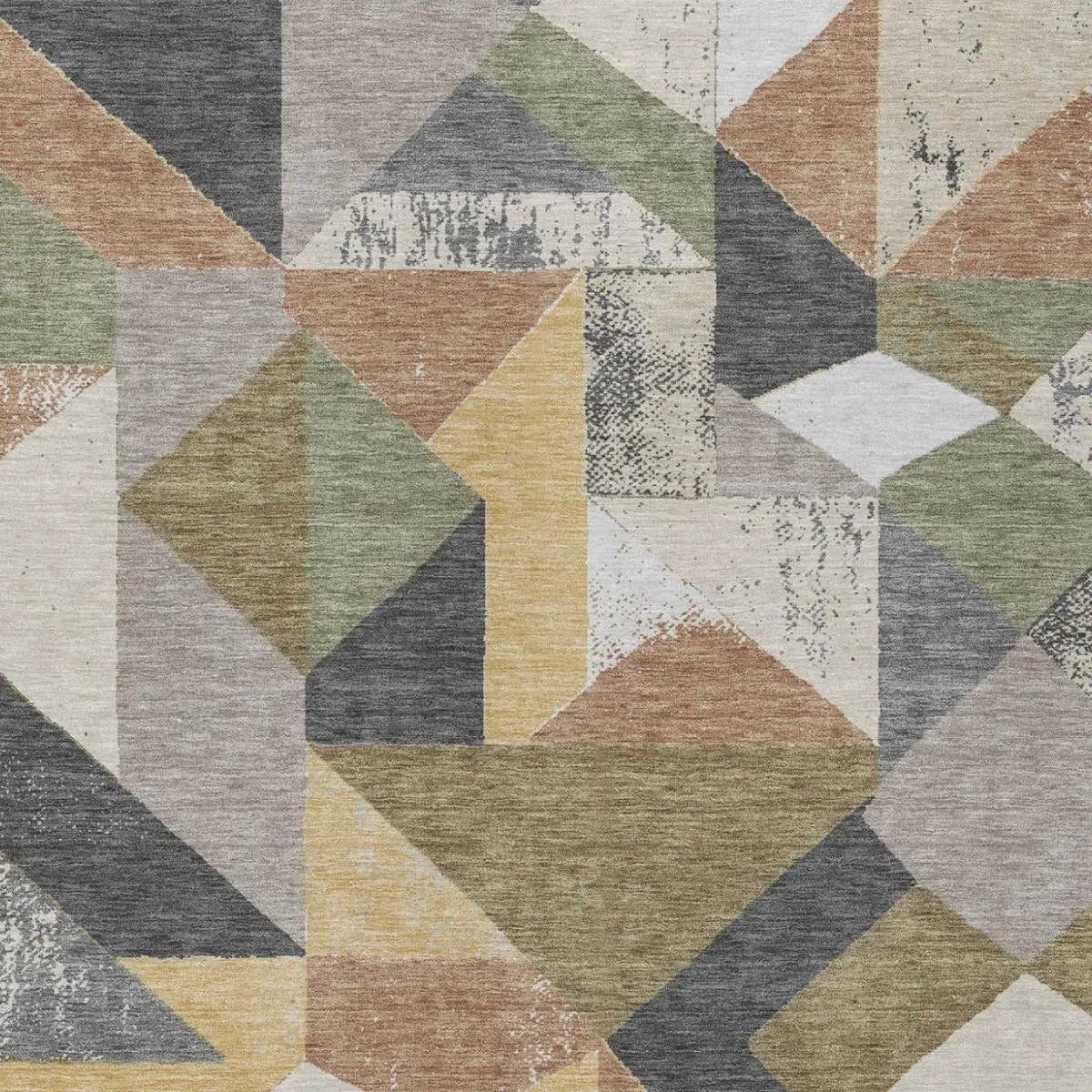 3' X 5' Graphite And Gray Geometric Washable Indoor Outdoor Area Rug Homeroots Outdoor
