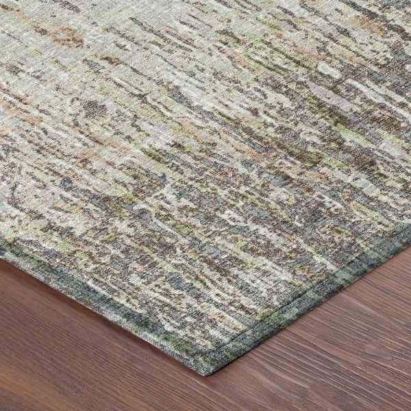 3' X 5' Gray And Beige Striped Washable Indoor Outdoor Area Rug Homeroots Outdoor