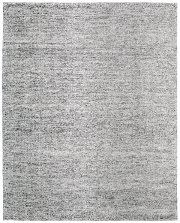 3' X 5' Gray And Black Wool Abstract Hand Tufted Area Rug Homeroots Home Decor