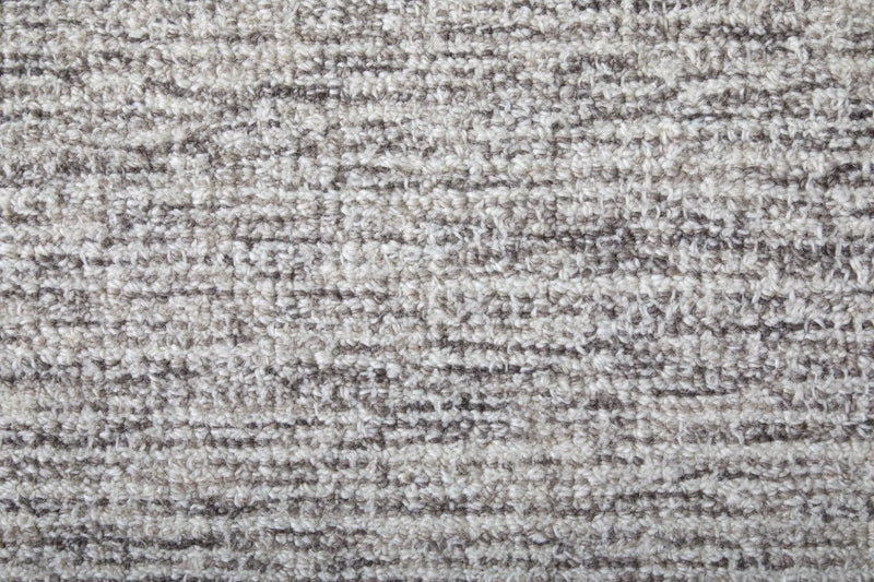 3' X 5' Gray And Black Wool Abstract Hand Tufted Area Rug Homeroots Home Decor