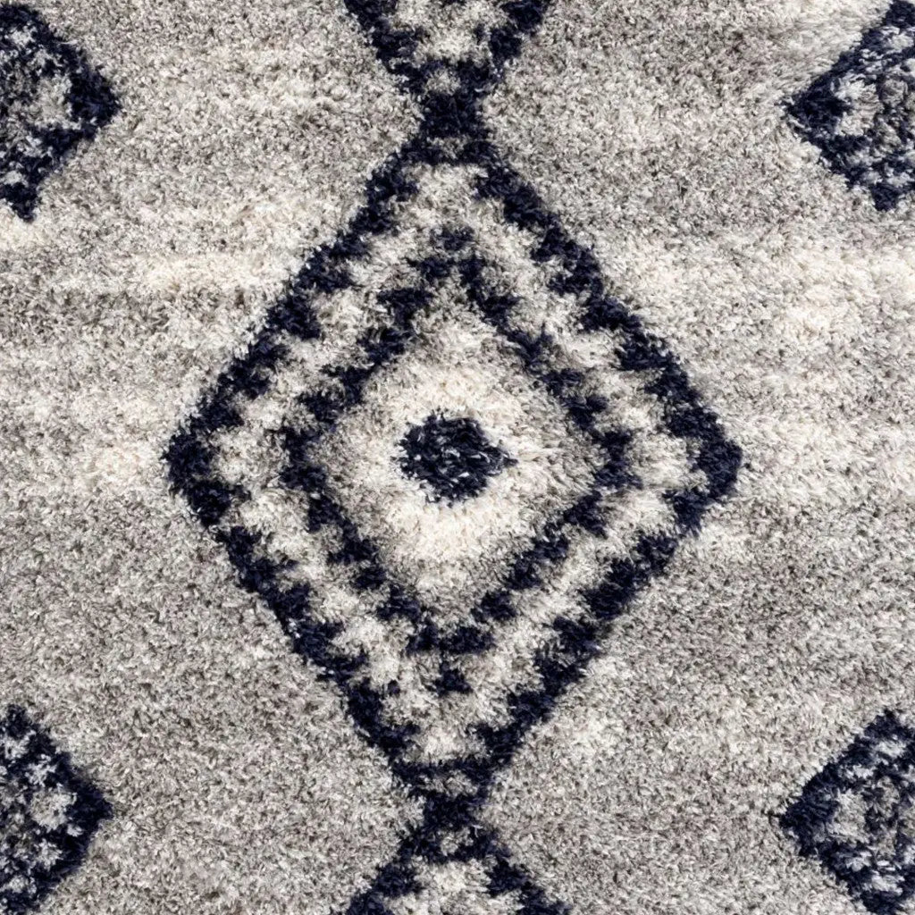3' X 5' Gray And Blue Abstract Area Rug Homeroots Home Decor