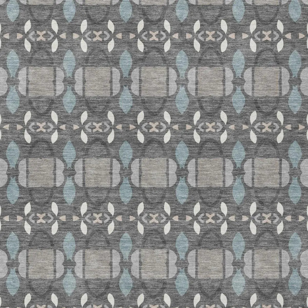 3' X 5' Gray And Graphite Striped Washable Indoor Outdoor Area Rug Homeroots Outdoor