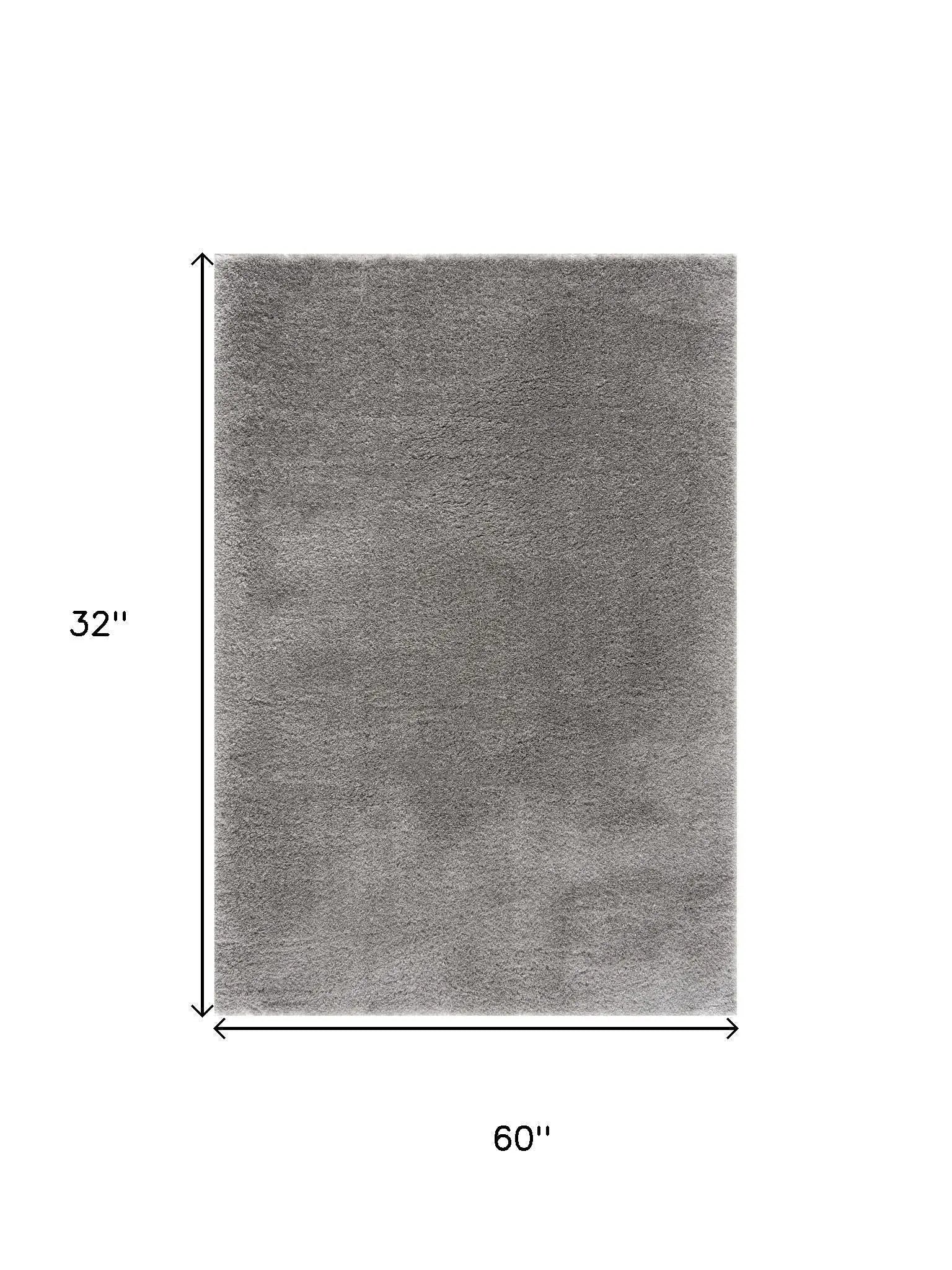3' X 5' Gray And Ivory Abstract Area Rug Homeroots Home Decor
