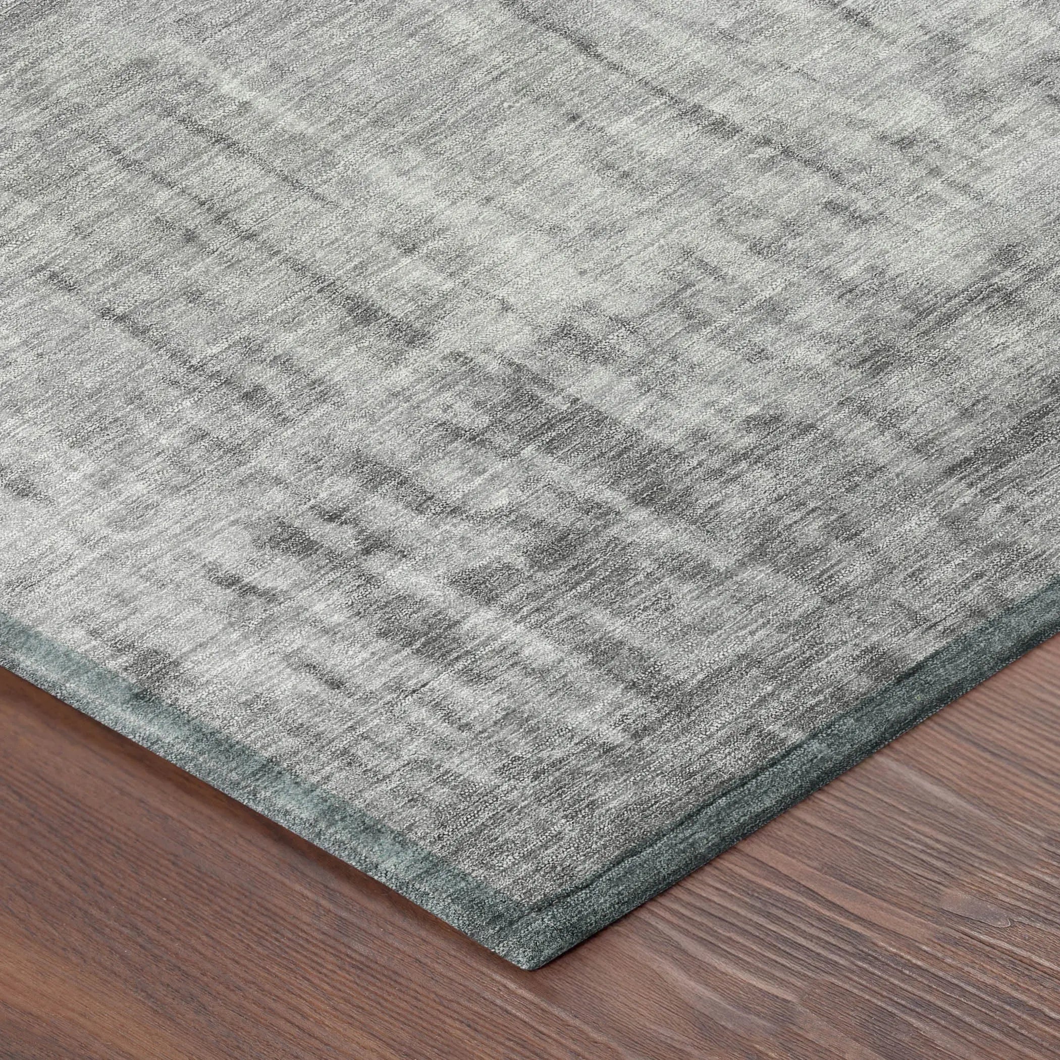 3' X 5' Gray And Silver Abstract Washable Indoor Outdoor Area Rug Homeroots Outdoor