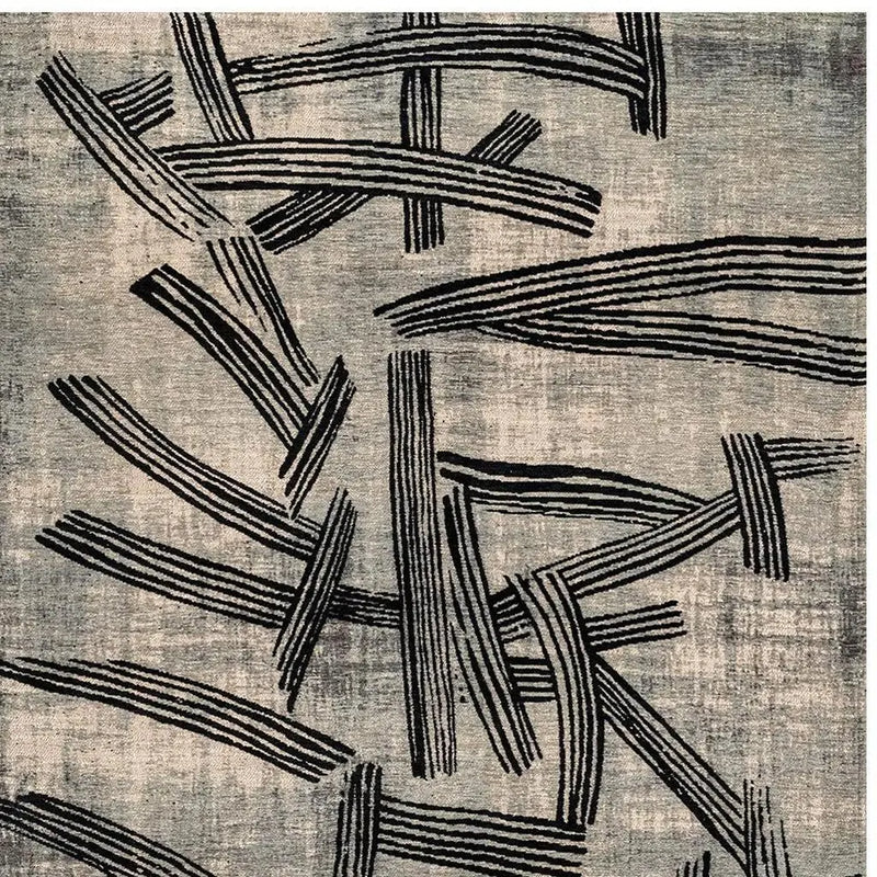 3' X 5' Gray And White Abstract Washable Area Rug With UV Protection Homeroots Home Decor