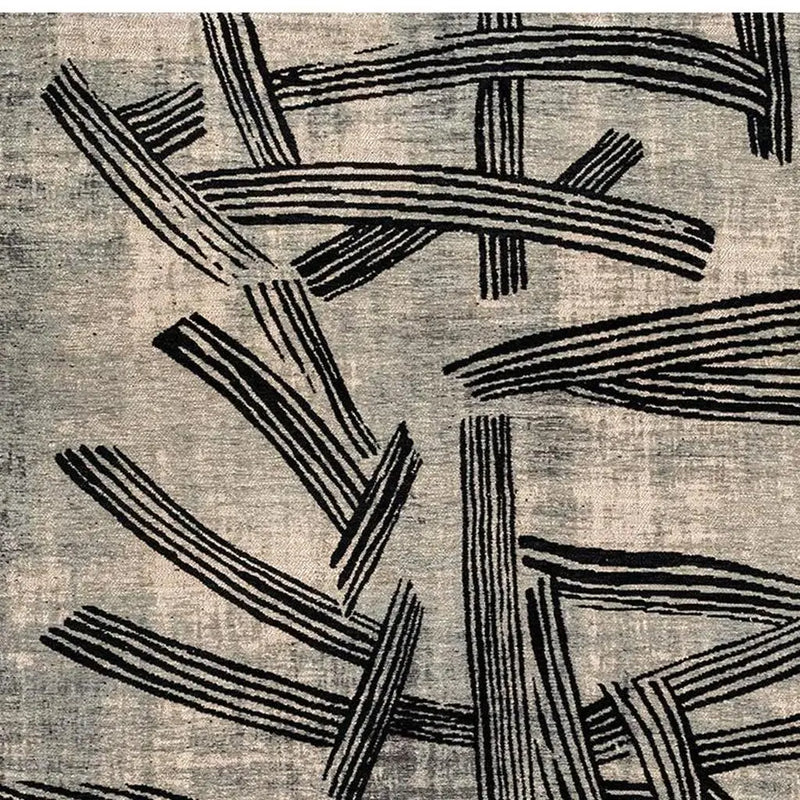 3' X 5' Gray And White Abstract Washable Area Rug With UV Protection Homeroots Home Decor