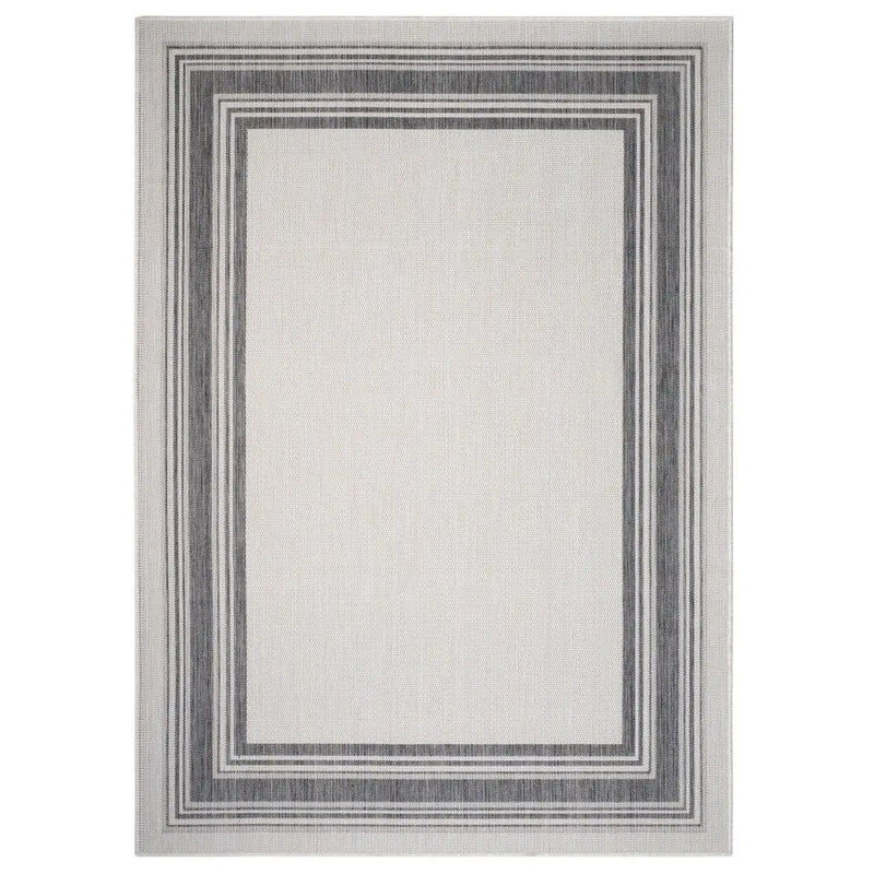3' X 5' Gray Indoor Outdoor Area Rug Homeroots Outdoor