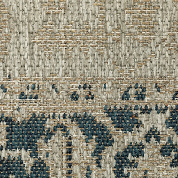3' X 5' Gray Oriental Stain Resistant Indoor Outdoor Area Rug Homeroots Outdoor