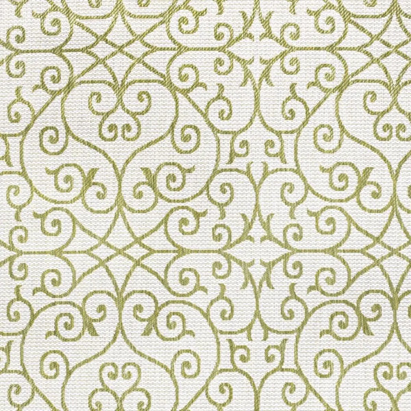 3' X 5' Green And Cream Geometric Indoor Outdoor Area Rug Homeroots Outdoor