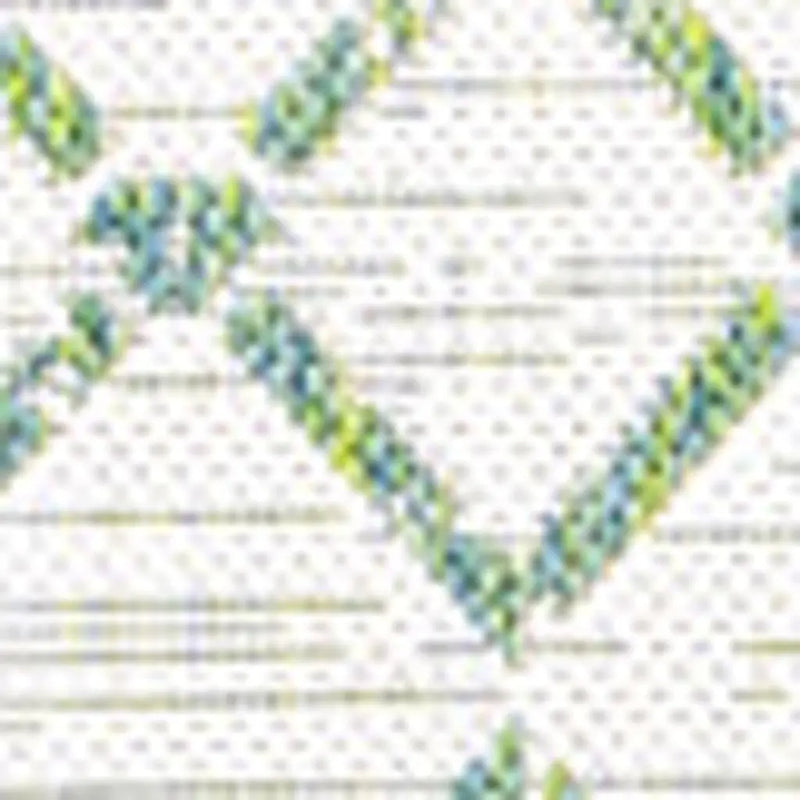 3' X 5' Green And Ivory Trellis Indoor Outdoor Area Rug Homeroots Outdoor