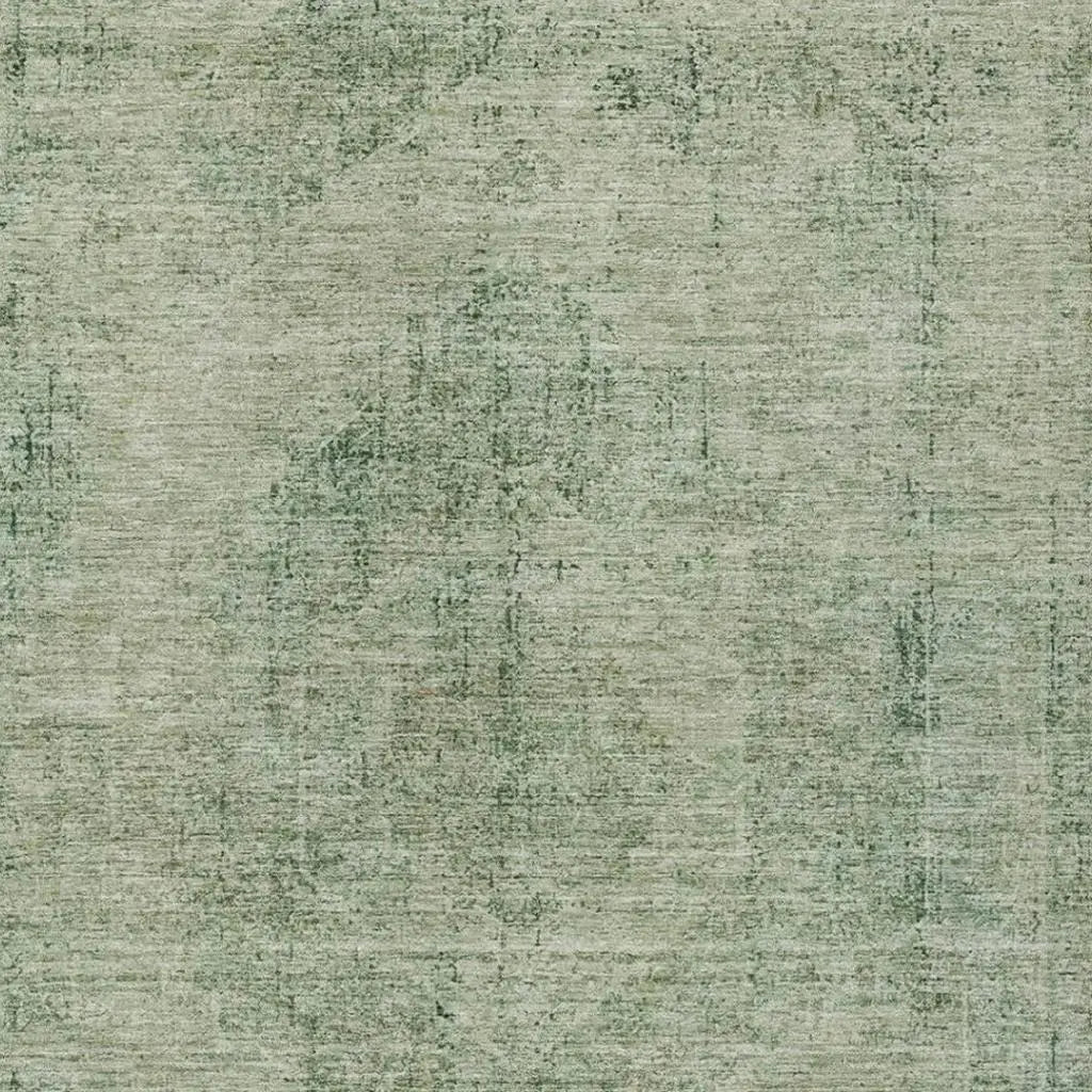 3' X 5' Green And Sage Oriental Washable Indoor Outdoor Area Rug Homeroots Outdoor